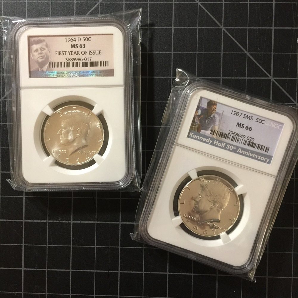 2019-S Clad Kennedy Half PR70DCAM PCGS Happy Birthday Set First Strike