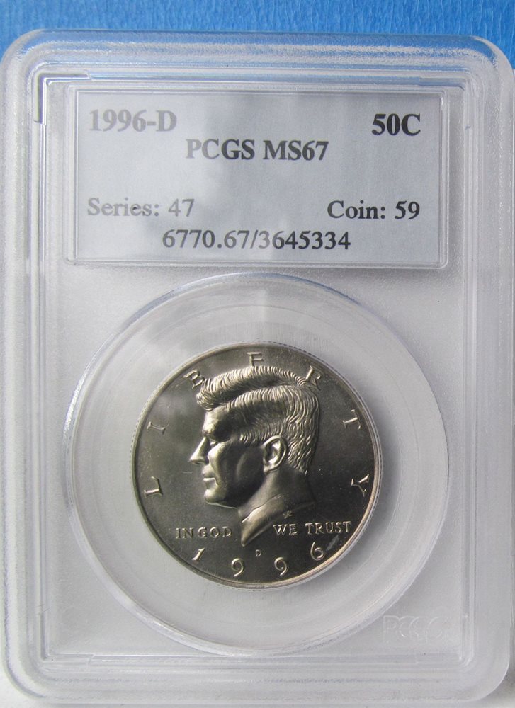 1996 Proof Kennedy Half Dollar GEM Deep Cameo DCAM