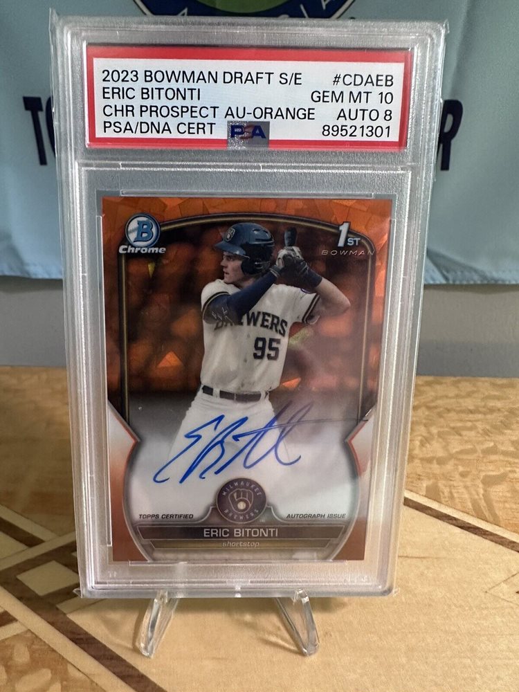 150 PSA10 悔しく ERIC BITONTI TOPPS 1st auto