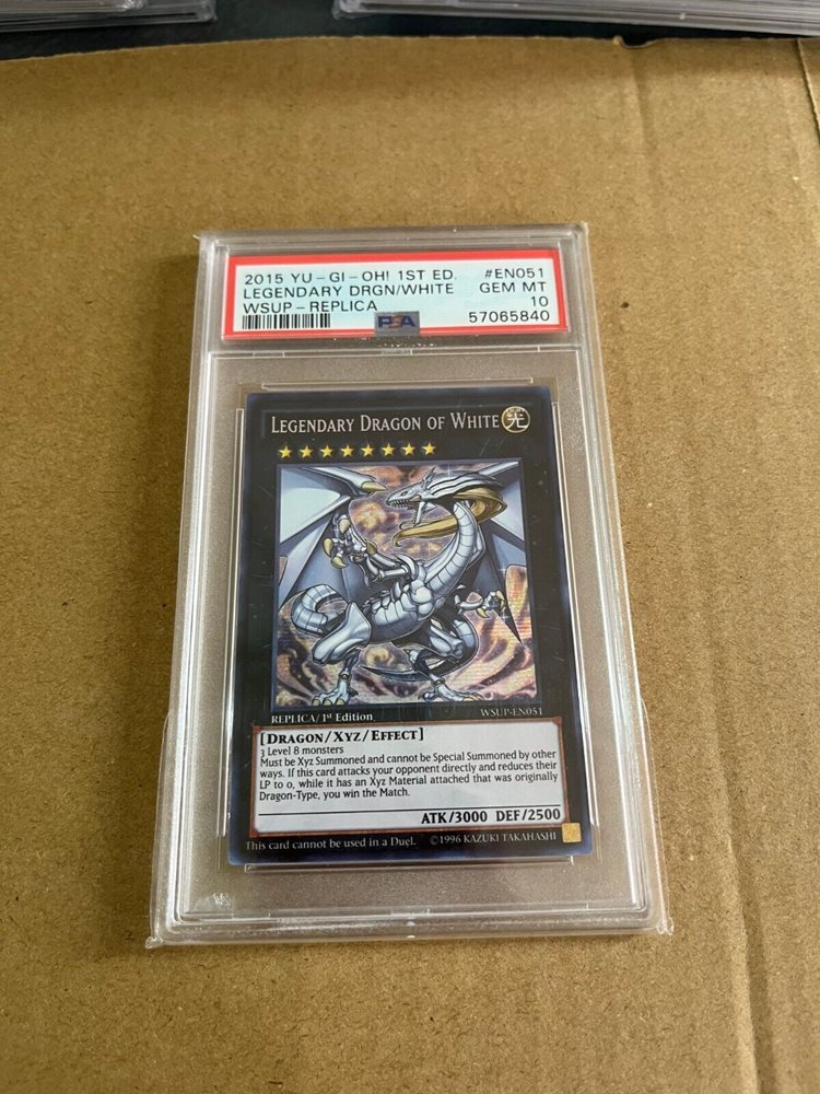 遊戯王OCG デュエルモンスターズ wcs2013 Legendary Dragon of White PSA10 YuGiOh! - Legendary Dragon Of White 2013-AE003 Super Rare