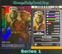 Injustice Arcade Series 1 Out of Print Card 64 Red Son Deathstroke