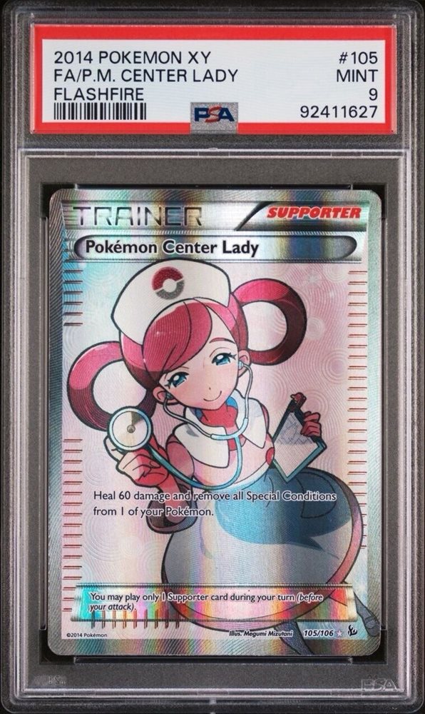 ポケモンカード 2014 FAL P.M. CENTER LADY PSA 10 Auction Prices Realized Tcg Cards 2014 POKEMON XY FLASHFIRE