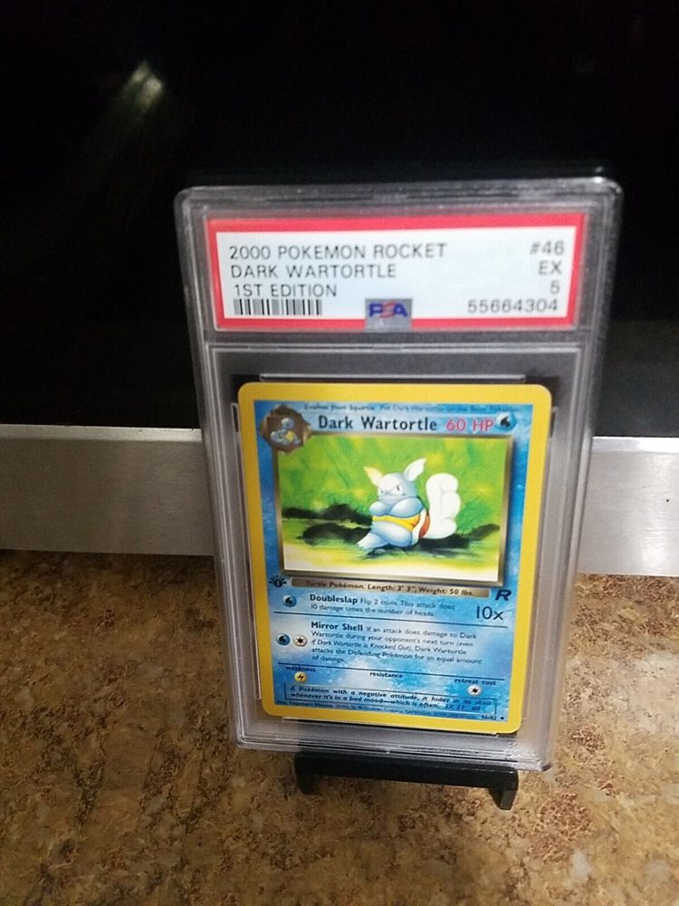dark wartortle pokemon card value Amazon.com: Pokemon - Dark Wartortle 39/110