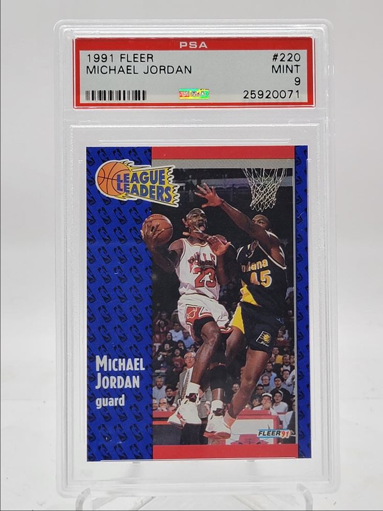 1991 先駆ける FLEER NBA MICHAEL JORDAN PSA 9 4個