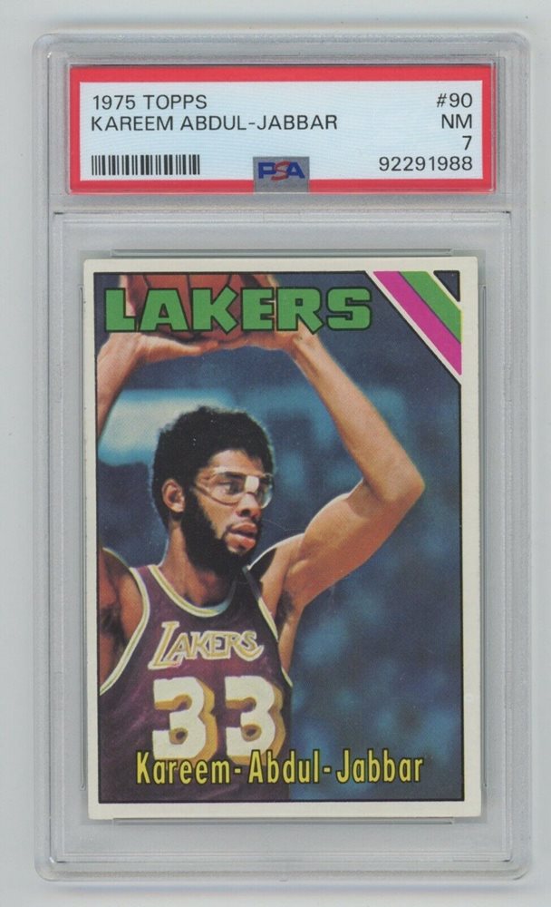 NBA 1975 Kareem Abdul Jabbar PSA7