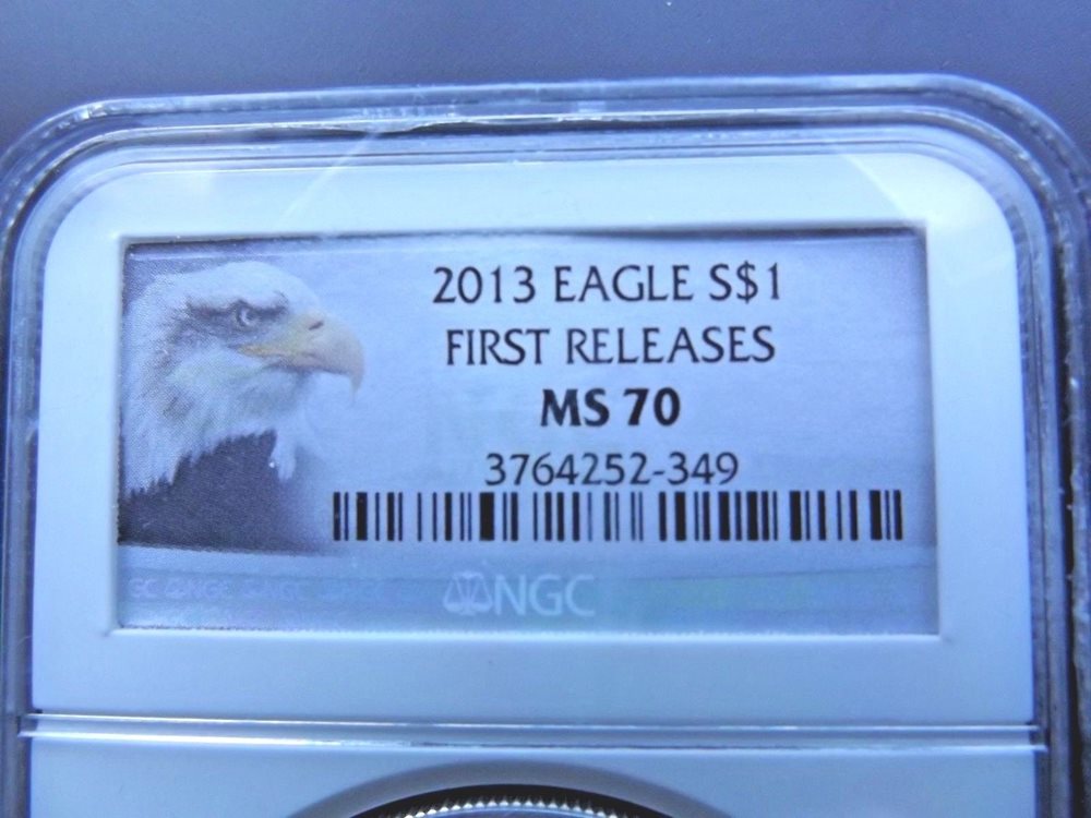 2013 American Silver Eagle - First Releases NGC MS 70, MS70
