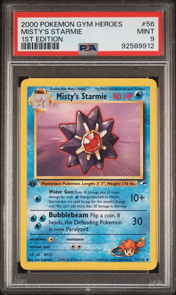 Auction Prices Realized Tcg Cards 2000 POKEMON GYM HEROES Misty's
