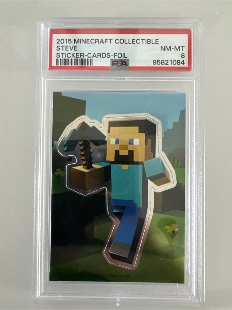 Minecraft Card Sticker eBay Auction Item 316606698267 Non-Sport Cards 2015 Minecraft ...