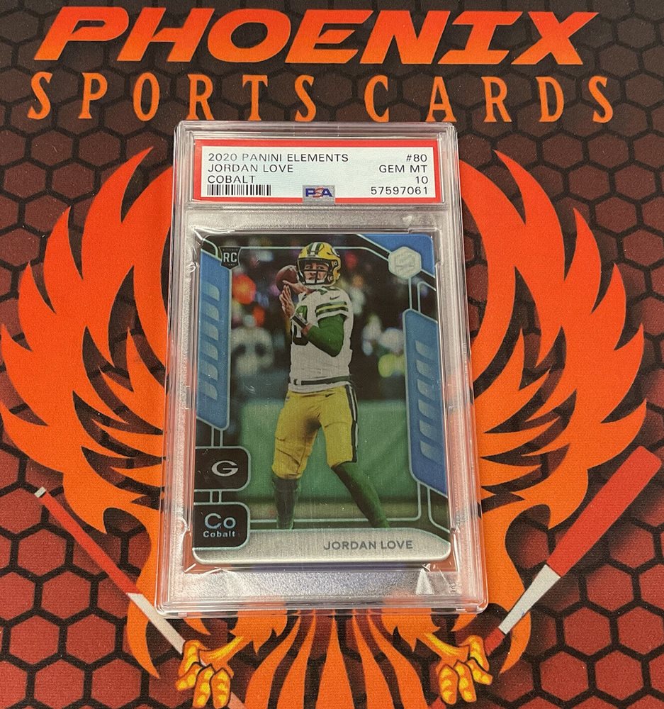 JORDAN LOVE Cobalt Metal Rookie 6/27 PSA 10 POP 1 2020