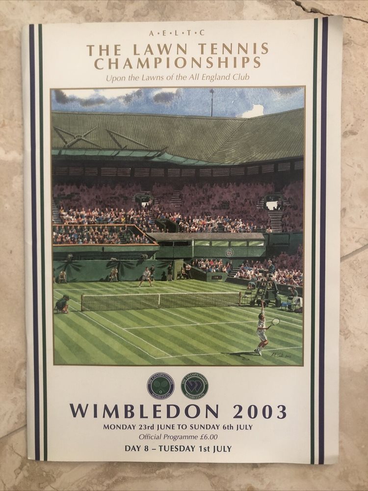 wimbledon 2003 official programme