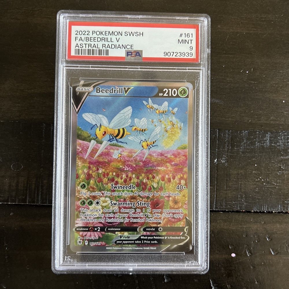 beedrill v pokemon card value Pokémon Beedrill V - 001/189 - Ultra Rare - Sword & Shield main image 0
