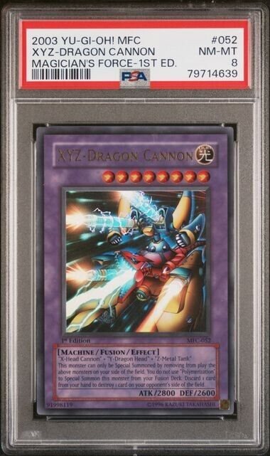 XYZ-ドラゴンキャノン レリーフ 2002年 PSA 9 哭きの竜 9981】VWXYZ−ドラゴン・カタパルトキャノン（レリーフ