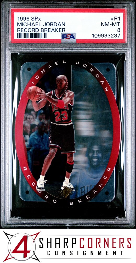 マイケルジョーダン　1996UD SPX record breaker #R1 Amazon.com: Graded 1996 Upper Deck SPx Michael Jordan #R1