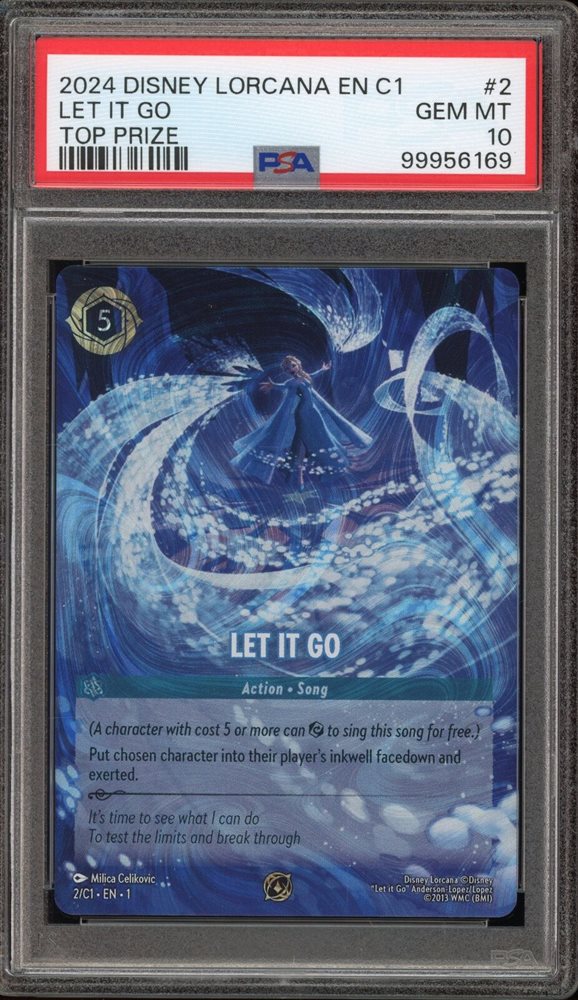 Let It Go / レット・イット・ゴー 英語プロモカード|Disney