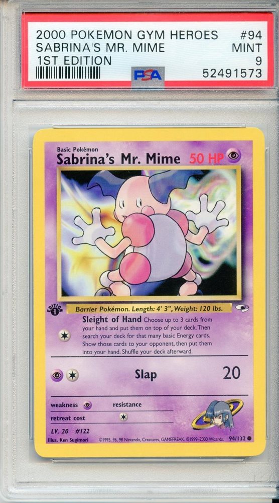 Auction Prices Realized Tcg Cards 2000 POKEMON GYM HEROES