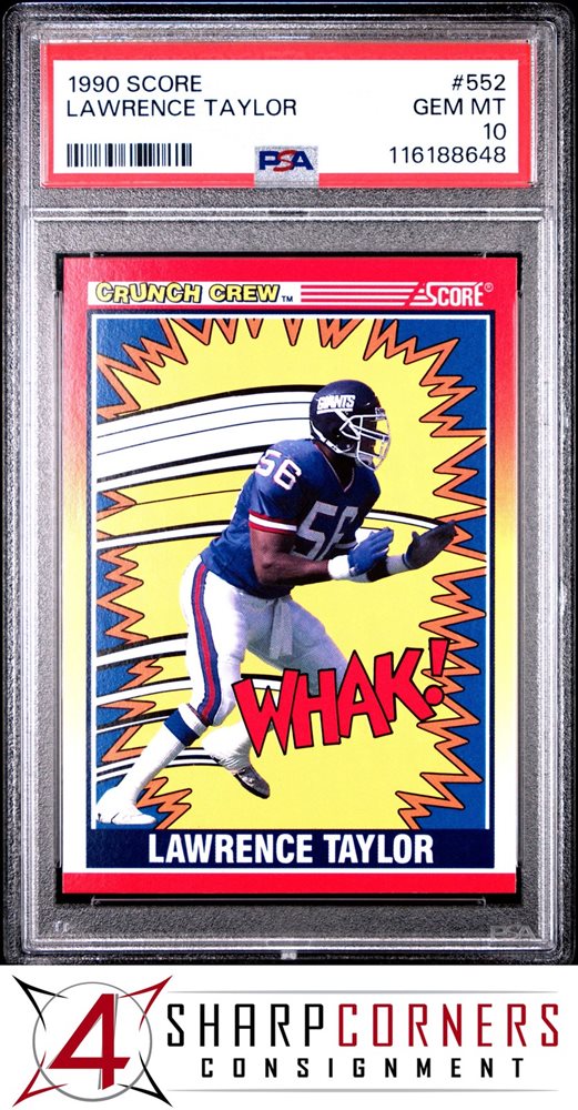 Auction Prices Realized Football Cards 1990 SCORE Lawrence Taylor