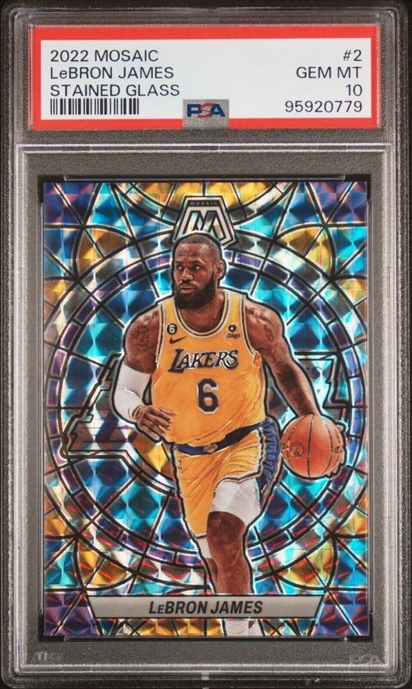 レブロン・ジェームズ　PSA 10 Auction Prices Realized Basketball Cards 2022 PANINI MOSAIC