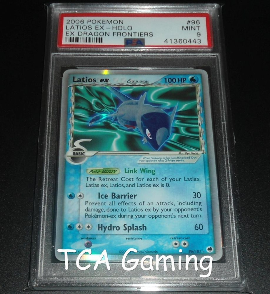 PSA 9 MINT Latios Ex 96/101 Ex Dragon Frontiers ULTRA H