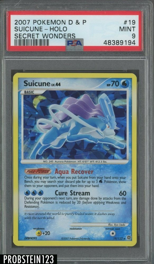 スイクン　lv.44 holo psa10 スイクン lv.44 holo psa10 ポケモンカード】 スイクン LV.44 R