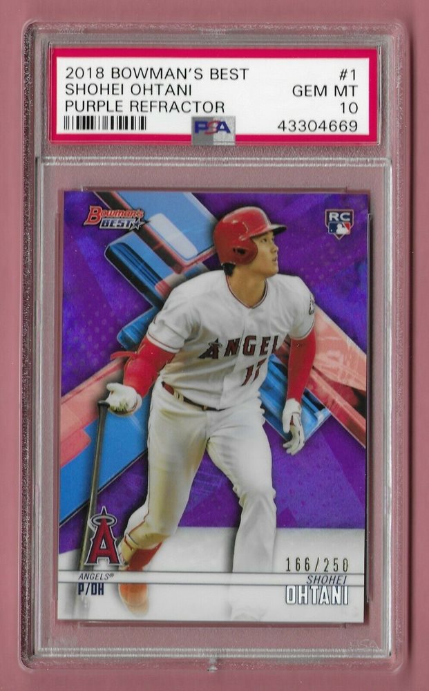 Shohei Ohtani 2018 Bowman's Best #1 Refractor Price Guide