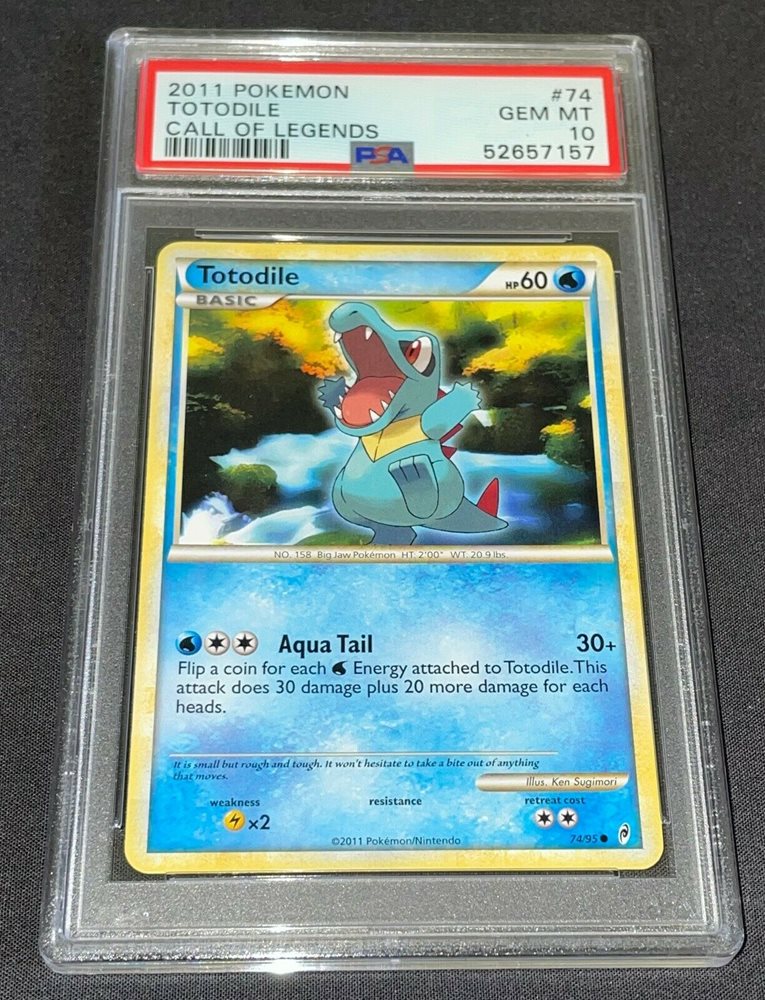 Auction Prices Realized Tcg Cards 11 Pokemon Call Of Legends Totodile