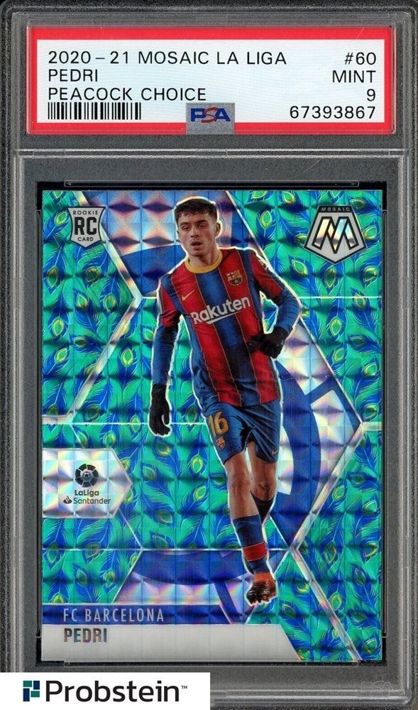 20-21 久保建英 Mosaic La Liga Peacock PSA 10 20-21 久保建英 Mosaic