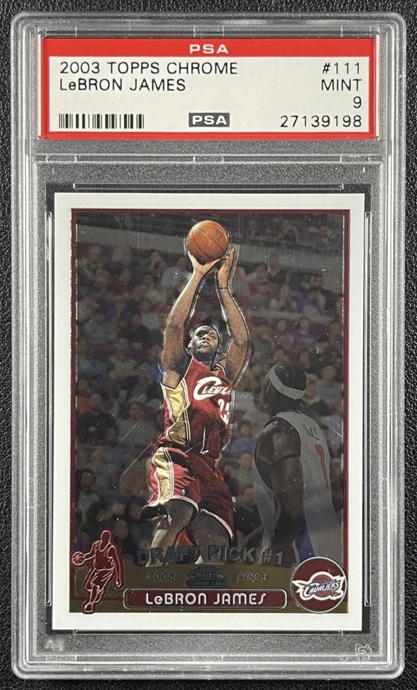 NBA カード Lebron James Topps Chrome PSA9 2024-25 Topps Chrome Lebron James #BOD-1 Pink Refractor