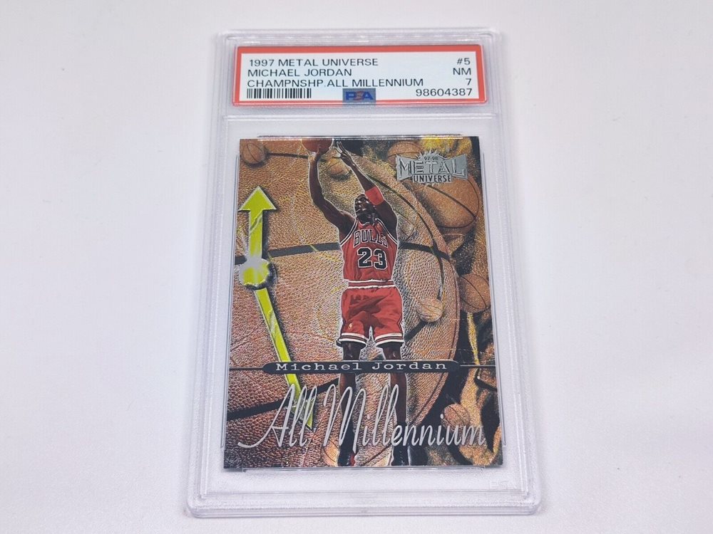 人気1997-98 l Universe PSA 8マイケル・ジョーダン Auction Prices Realized Basketball Cards 1997 METAL UNIVERSE