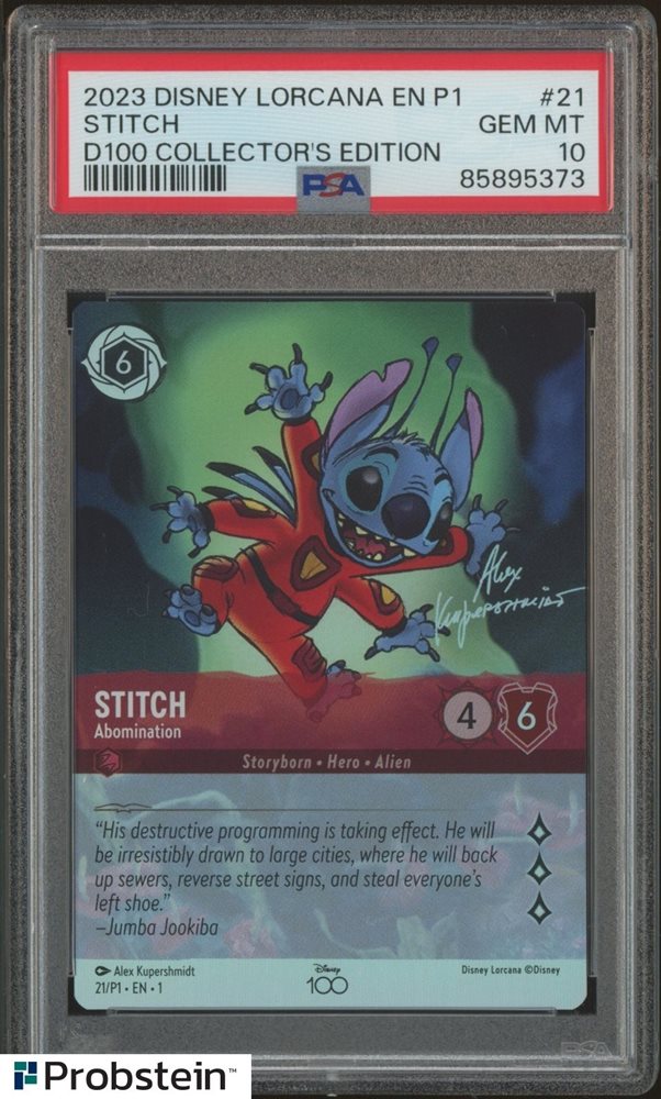 Auction Prices Realized Tcg Cards 2023 DISNEY LORCANA EN P1
