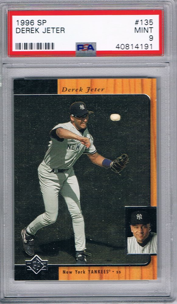 Derek Jeter - 1996 SP #135 - PSA 9 - New York Yankees Derek Jeter - 1996 SP #135 - PSA 9 - New York Yankees
