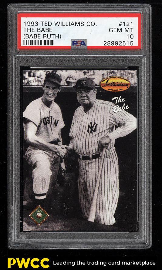 Auction Prices Realized Baseball Cards 1993 Ted Williams Co. The Babe