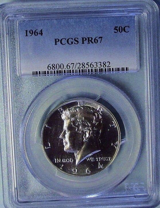 2001-S PCGS PR69DCAM Kennedy Half Dollar Presidential Label