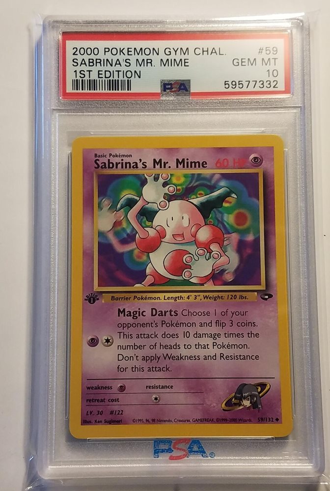 ポケモンカードゲーム Sabrina's Mr. Mime 1st Edition Gem 10 2000 Nintendo Pokemon Gym Challenge Sabrina's Mr. Mime 1St