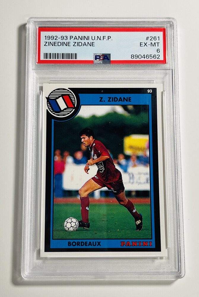 【鑑定済】ジダン　ボルドー　1995 Panini U.N.F.P. 鑑定済】ジダン ボルドー 1995 Panini U.N.F.P. 鑑定済】ジダン