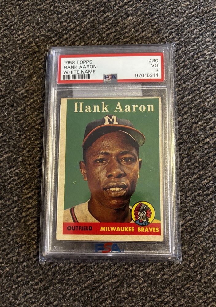 Auction Prices Realized Baseball Cards 1958 TOPPS Hank Aaron