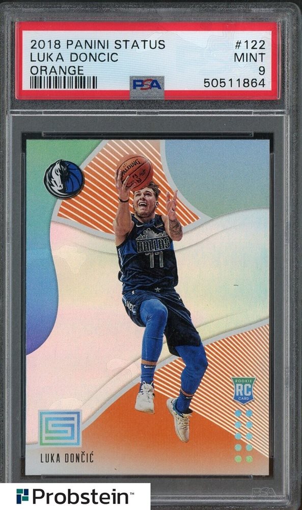 その他 LUKA DONCIC STATUS RC 2018 PSA9 2018-19 Panini Status #122 Luka Doncic - Rookie RC - PSA 9