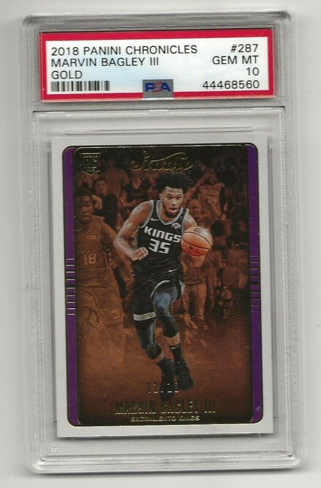 世界で3枚 PSA9 2018 PANINI RC マービン バグリー3世トレカ 2018 MARVIN BAGLEY III KINGS ROOKIE #2 NBA DRAFT PICK PANINI