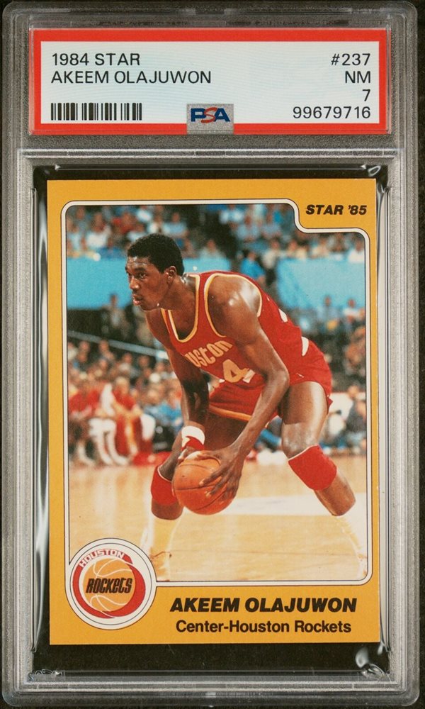 Auction Prices Realized Basketball Cards 1984 STAR Akeem Olajuwon