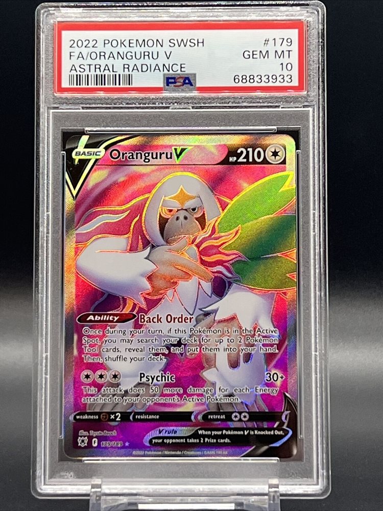 oranguru v pokemon card value Pokemon Card Astral Radiance 133/189 Oranguru V Ultra Rare *MINT* –  Brokenvase Games