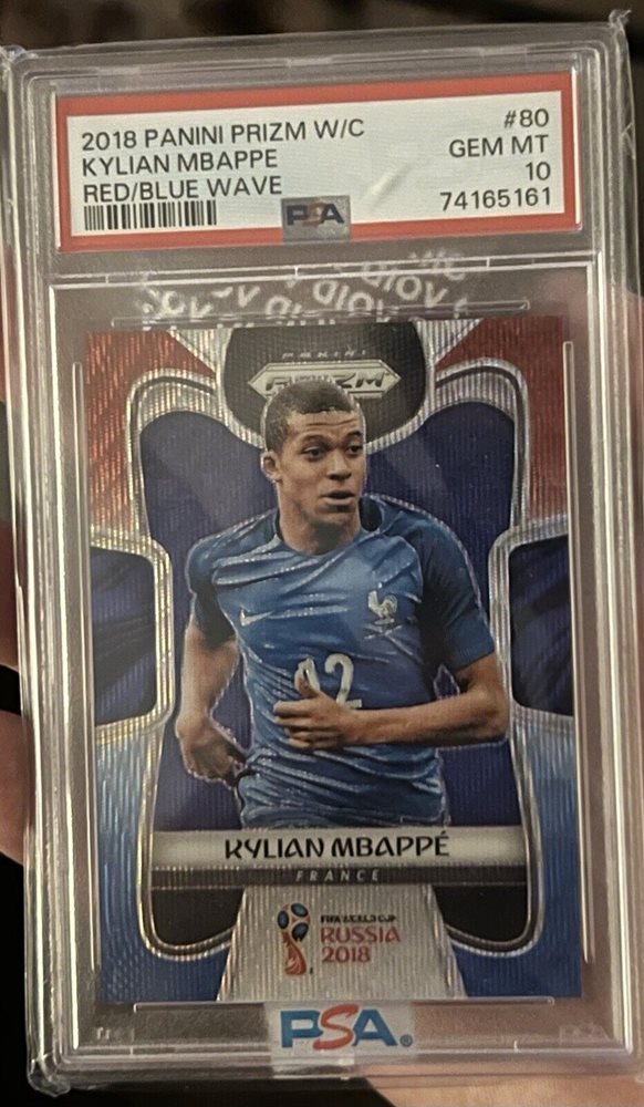 2018 PANINI PRIZM MBAPPE エムバペ RC PSA10 2018 Panini Prizm World Cup Soccer #80 Kylian Mbappe France