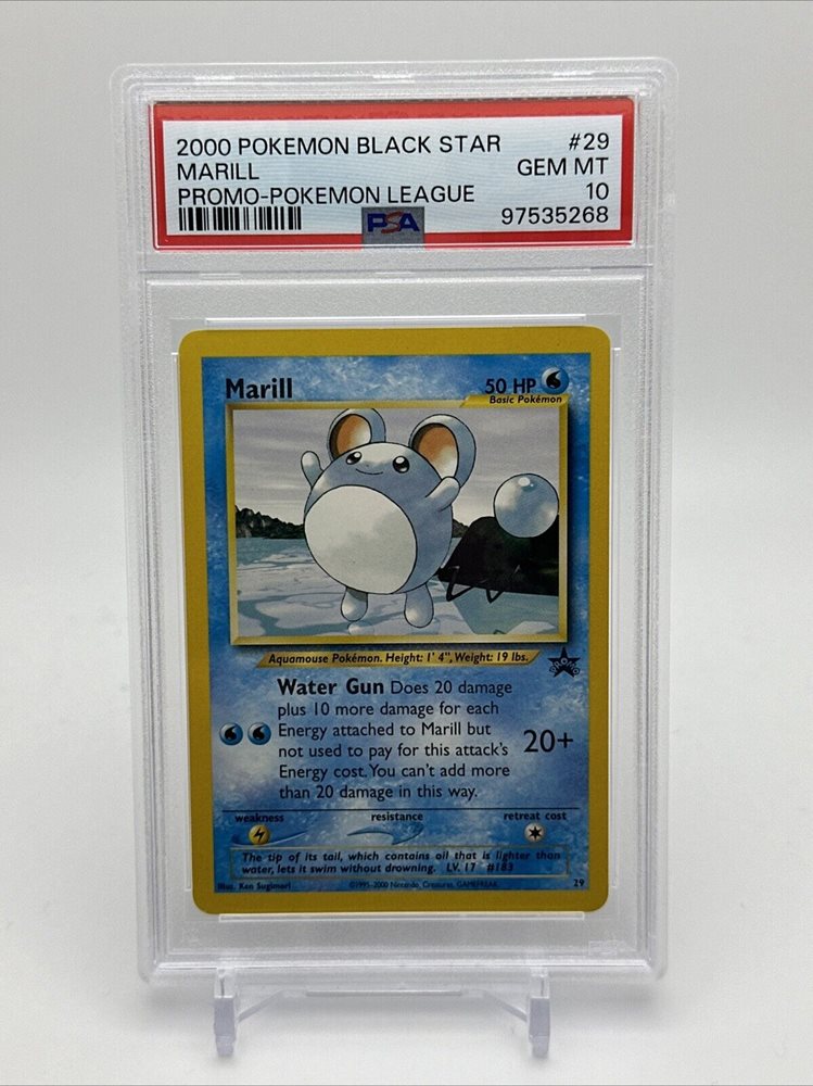 ポケモンカード Marill 50 HP プロモ 2000 Auction Prices Realized Tcg Cards 2000 POKEMON PROMO BLACK