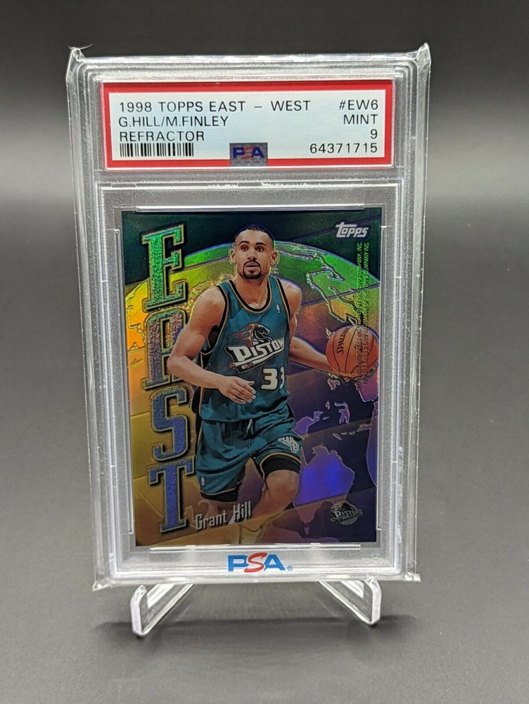 その他 Topps Finest Refractor Grant Hill /289 1995-96 Topps Finest Mystery Borderless Refractor #M2 Grant