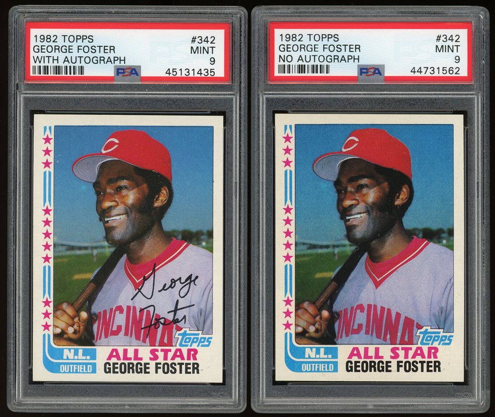 Auction Prices Realized Baseball Cards 1982 TOPPS George Foster