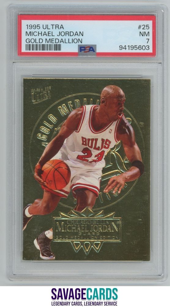GOLD MEDALLION‼️ MICHAEL JORDAN POP. 358 Michael Jordan 1998-99 Fleer Ultra Gold Medallion Edition