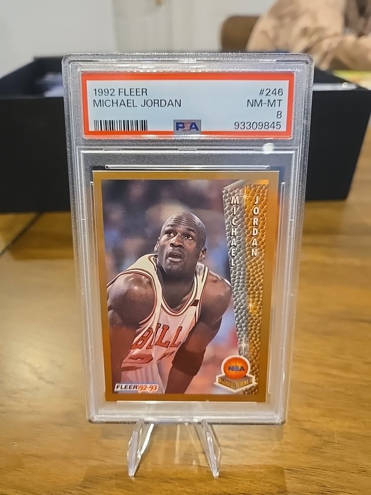 お正月セール] 1992 Fleer マイケル ジョーダン PSA-9 美品！ Amazon