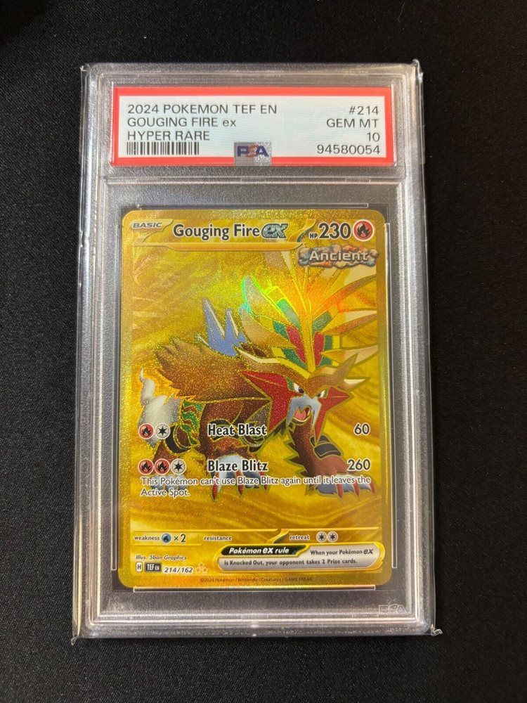 ★PSA10★【ウガツホムラex/UR】GOUGING FIRE 098/071 PSA 10 Pokemon Sv5k Wild Force 098/071 Gouging Fire EX Ultra