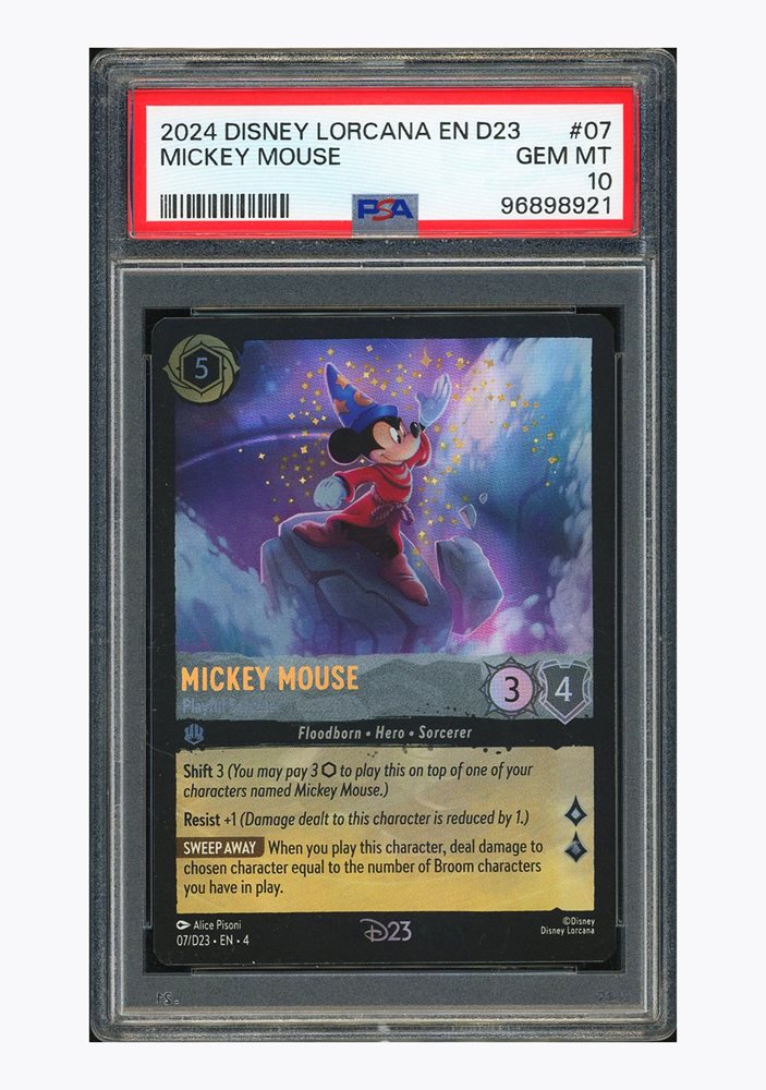 Auction Prices Realized Tcg Cards 2024 DISNEY LORCANA EN D23