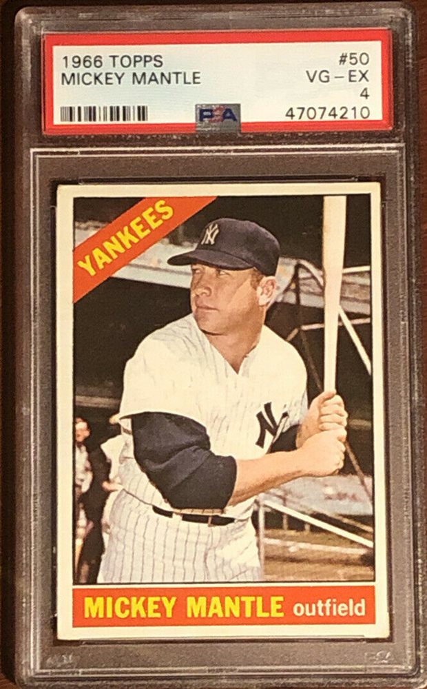 Auction Prices Realized Baseball Cards 1966 Topps Mickey Mantle