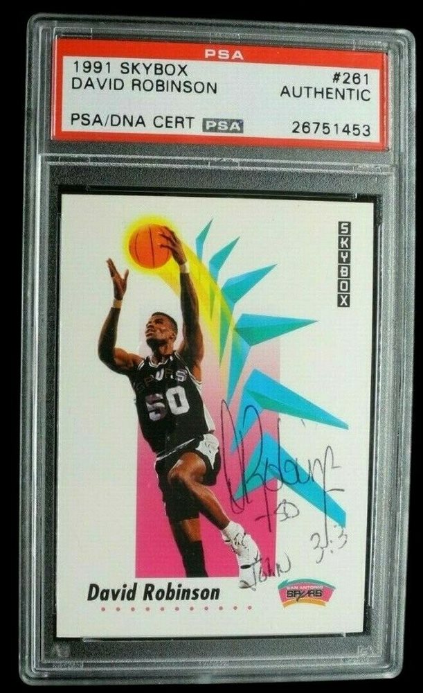 Auction Prices Realized Basketball Cards 1991 Skybox David Robinson