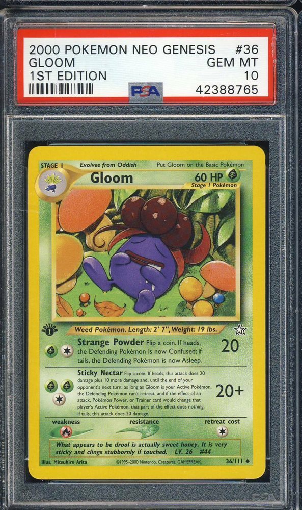 eBay Auction Item 192809929854 Tcg Cards 2000 Pokemon Neo Genesis 1st  Edition